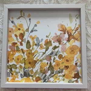 Floral watercolor print